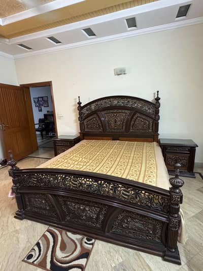 Wooden Bed set chinioti