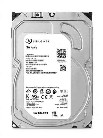 Seagate SkyHawk 6TB Surveillance Hard Drive - Model ST6000VX001