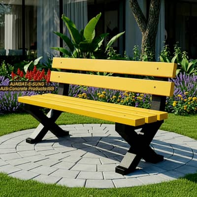 Mobile Garden Benches / 5 Ft, 6 Ft Length Benches for Cantt Garden