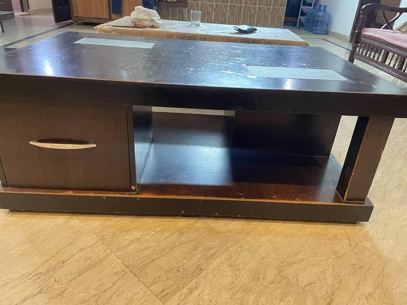 Center table with side table 2