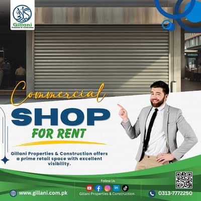 Commerial building for rent on main 150 feet wide road sector 18A Scheme 33 Karachi