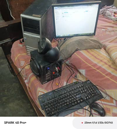 CPU, LED KEYBOARD MOUSE WITH SPEAKRS