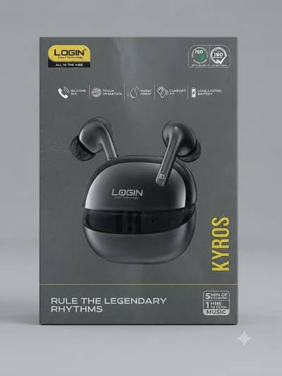 Brand New LOGIN Kyros (L-204) TWS Earbuds - Long Battery
