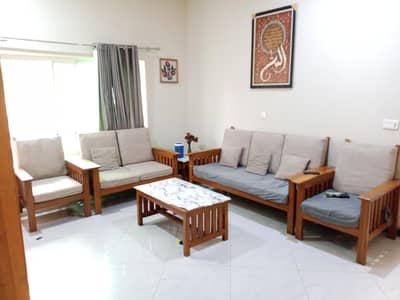 Diyar Wood sofa set along with tables