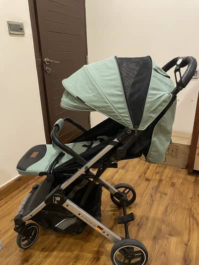 Baby stroller.