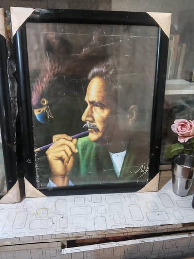 allama iqbal picture frame