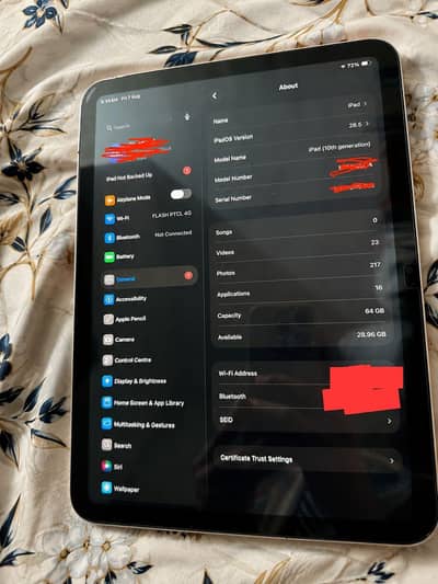 Apple iPad 10th Generation 64GB silver | 10/10 Condition