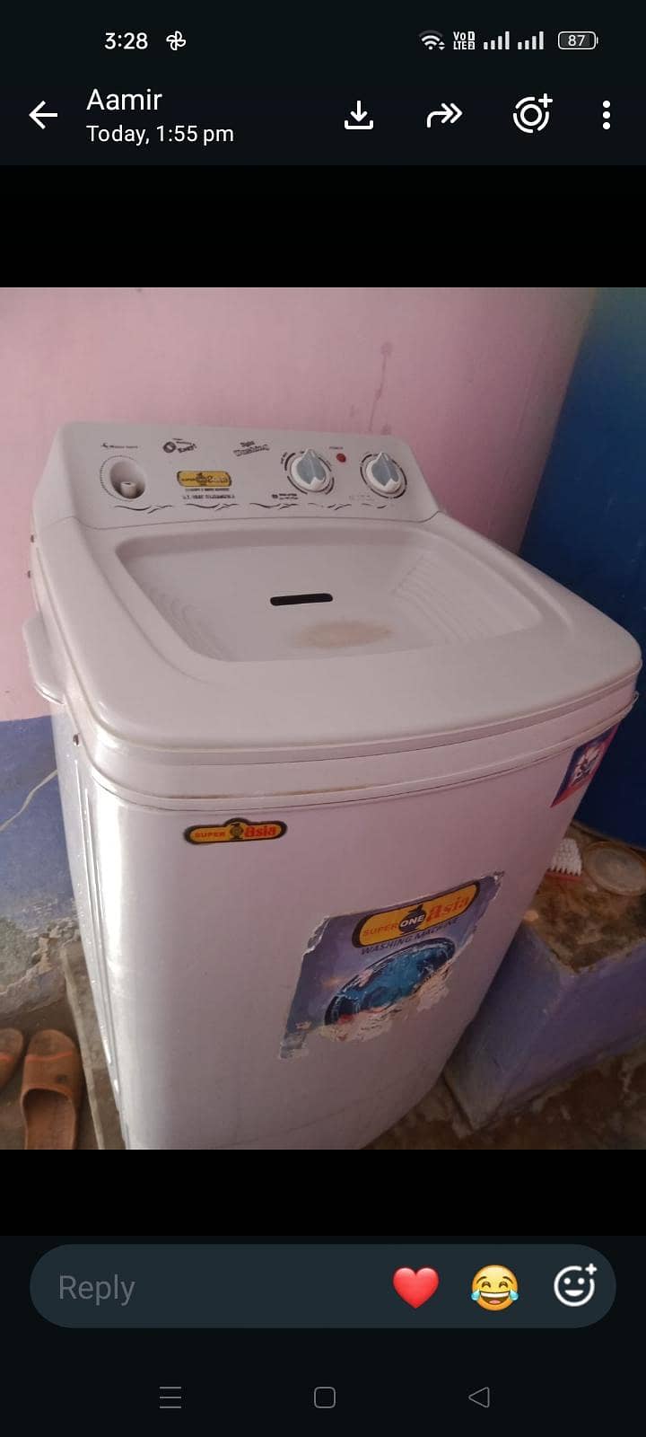 واشنگ مشین فار سیل کنڈیشن 10.9 5