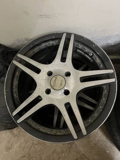 15 size Alloy rims 100 pcd