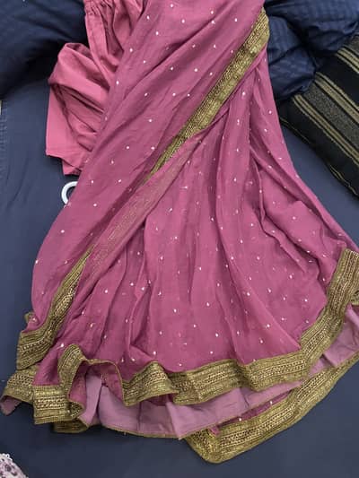 Beautiful heavy work saree avaible