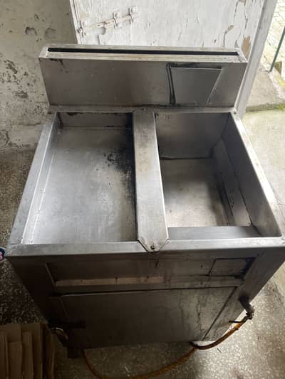 Gas Fryer 10 liter tank stainless steel