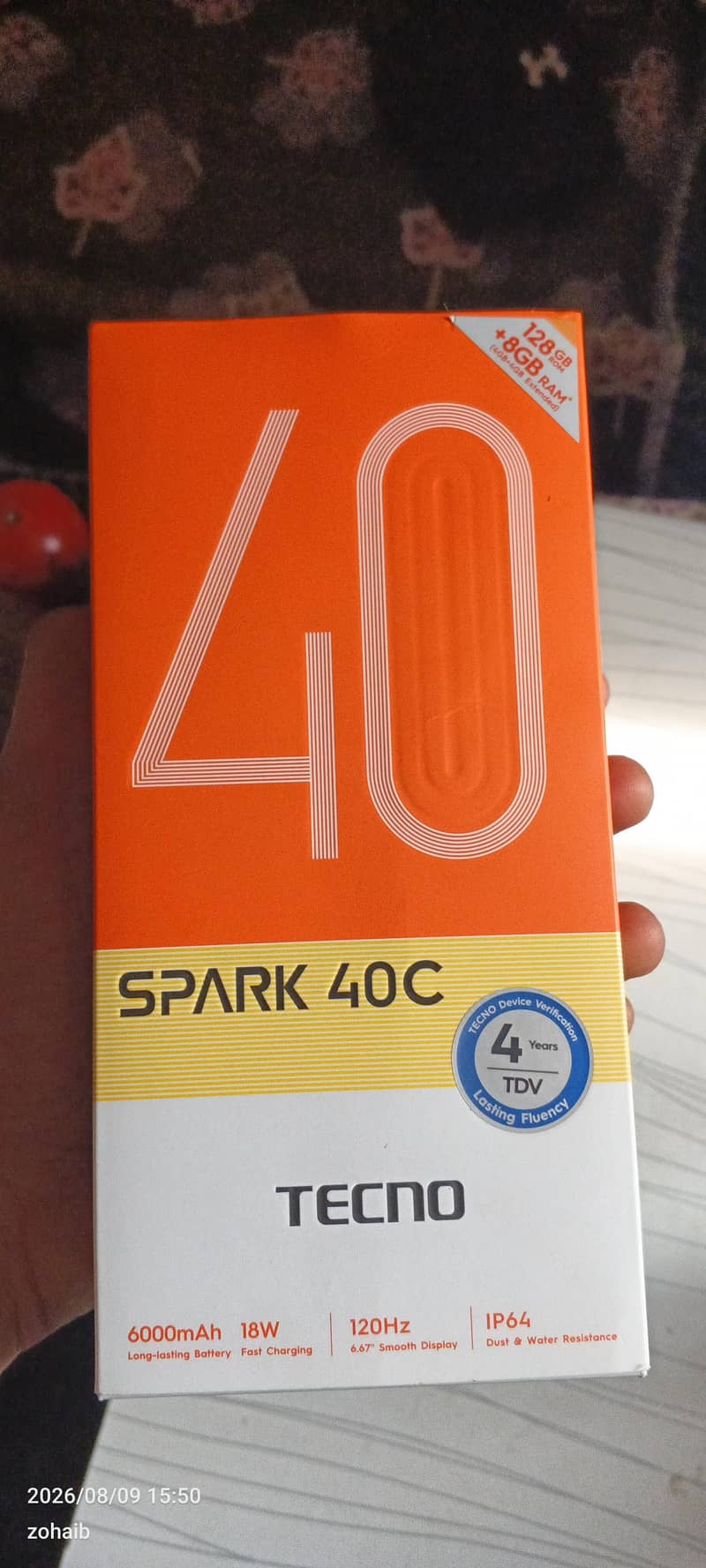 Tecno spark 40c 4