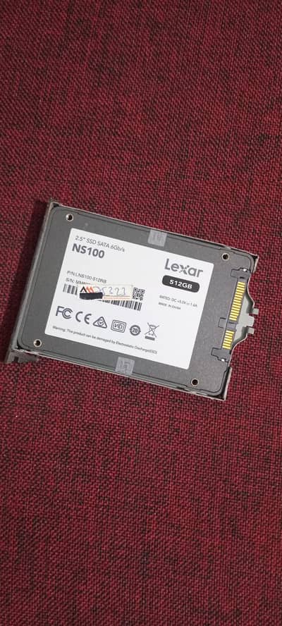 Lexar SSD 512GB (1 Month Used] internal SSD 512GB NS100