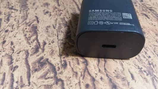 Original Samsung 25W Super Fast Charger Type-C Adapter