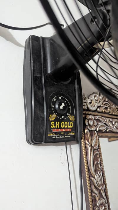 Wall Bracket Fan S. H Gold