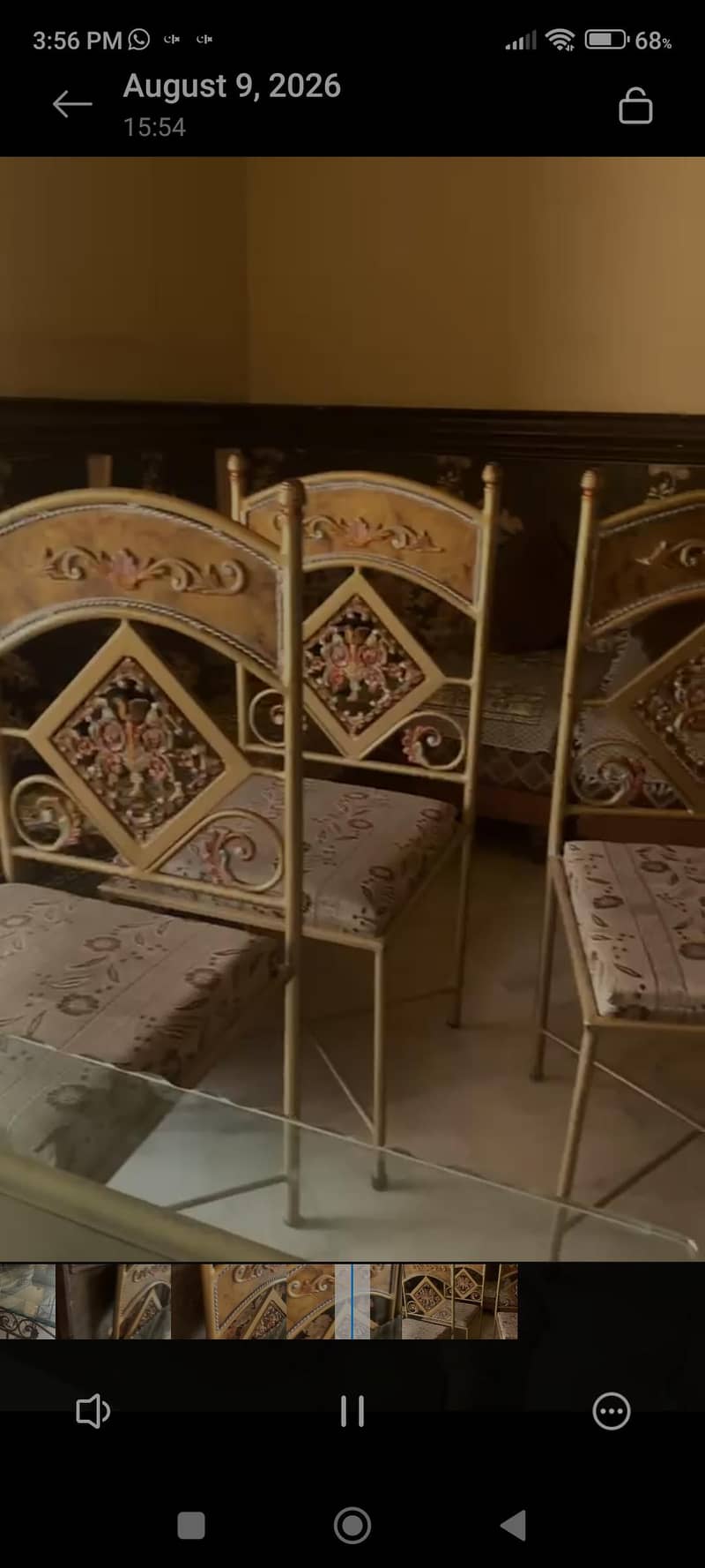 iron table set 3