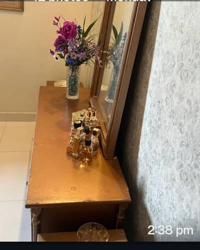 side table and dressing table