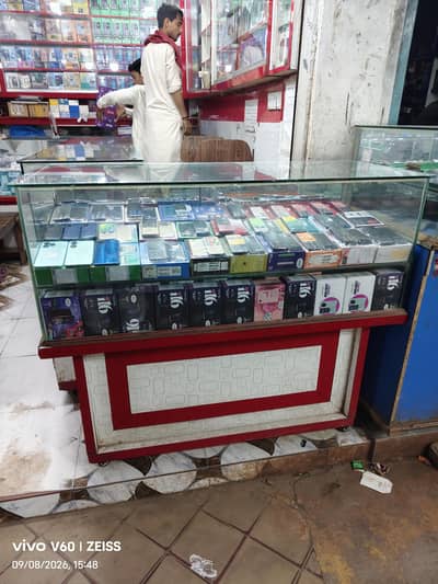 4 Feet Mobile Shop Display Counter For Sale