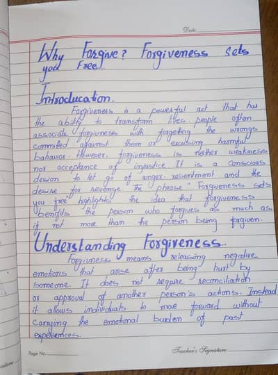 Assignment writing