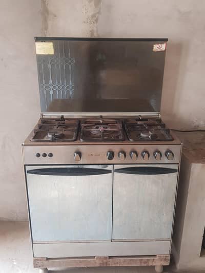 Heavy Guage Stainless steel 5 burner cooking range(Natural brand)