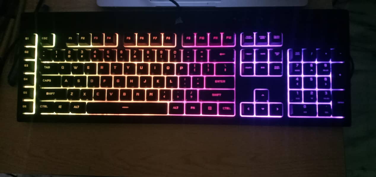 Corsair K55 RGB Gaming Keyboard I 1st Owner I Box + CompleteAccessorie ...