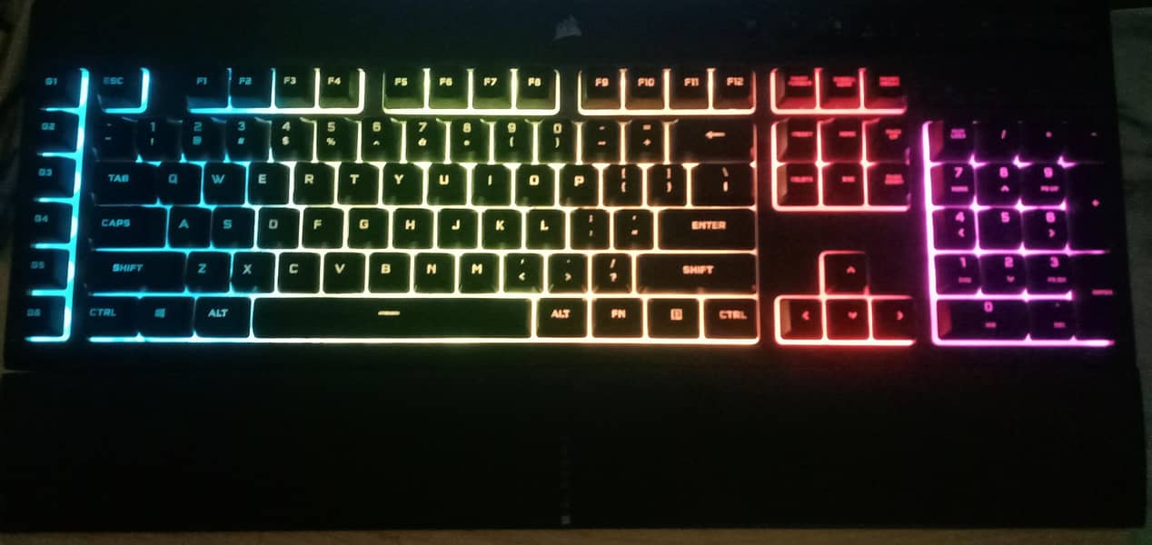 Corsair K55 RGB Gaming Keyboard I 1st Owner I Box + CompleteAccessorie ...