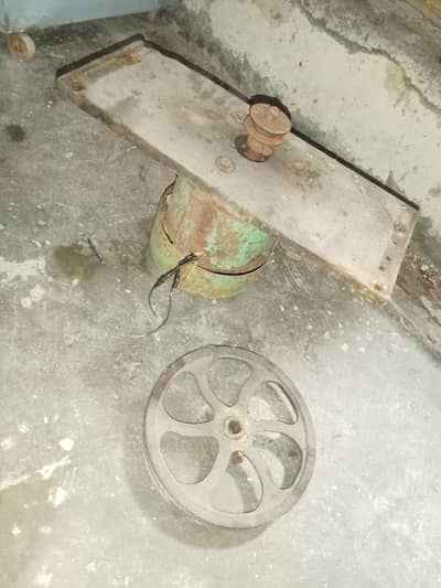 Washing Machine Motor and Big Pully for sale.