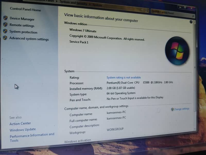Lenovo computer 1