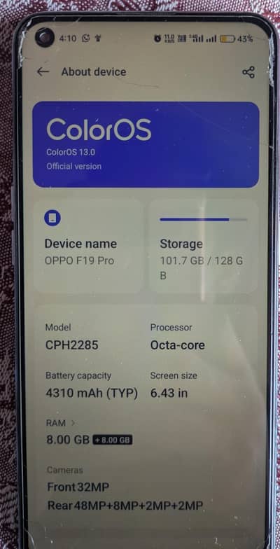 OPPO f19 Pro