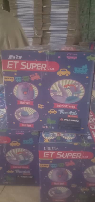 "New Little Star ET Super Car / Kids Ride-on Push Car (Box Pack)".