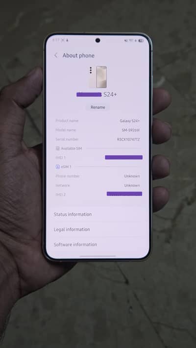Samsung s24+ Snapdragon Non Pta Complete box 10/10