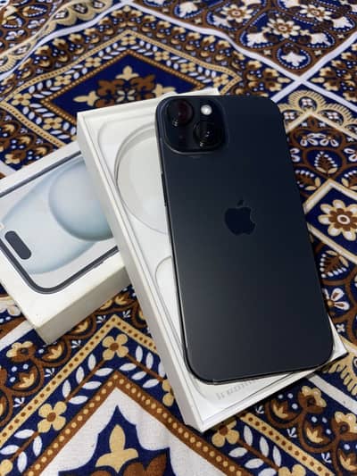 Apple iPhone 15 jv black color 128gb