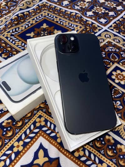 Apple iPhone 15 jv black color 128gb