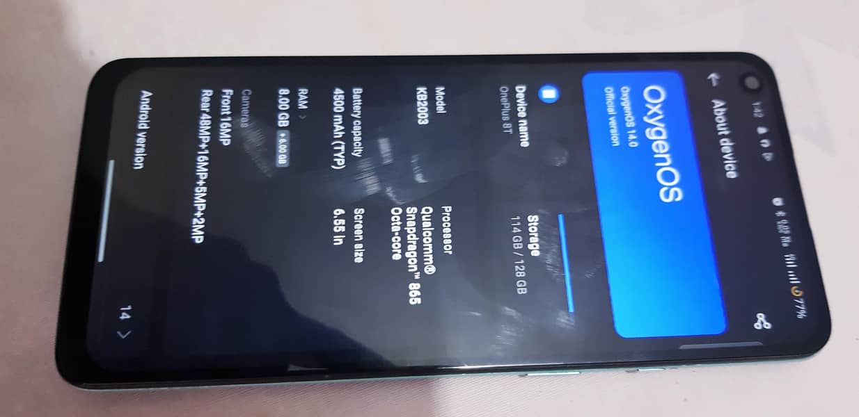 One Plus 8T 4