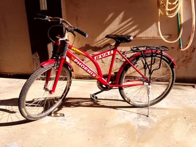 Phoenix 24 Inches Cycle | Red Colour | Good Condition