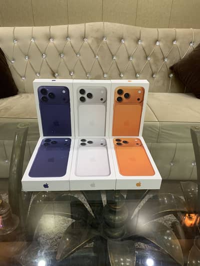 Iphone 17 pro max jv + pro jv + 17 jv 256gb ,512gb box pack non active