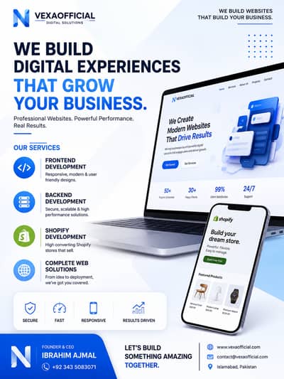 Professional Web DevNeed a prelopment | Websites, Shopify & E-Commerce