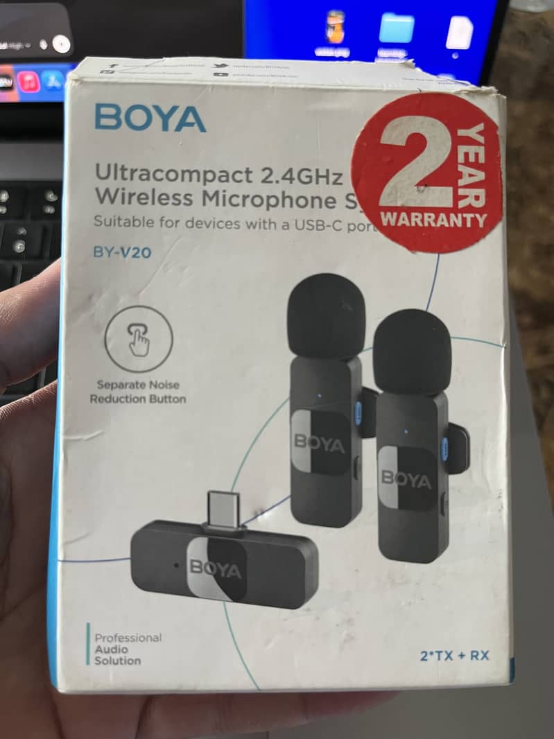 Boya wireless mic v20 0