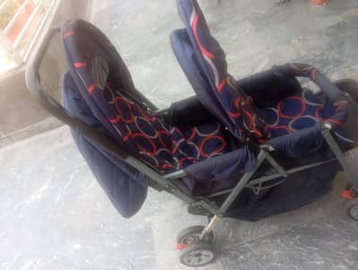 Baby twins pram