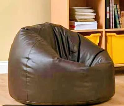 Leather Bean bag relax sitting