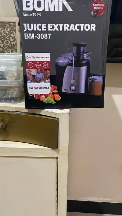 New Boma Juicer machine BM-3087