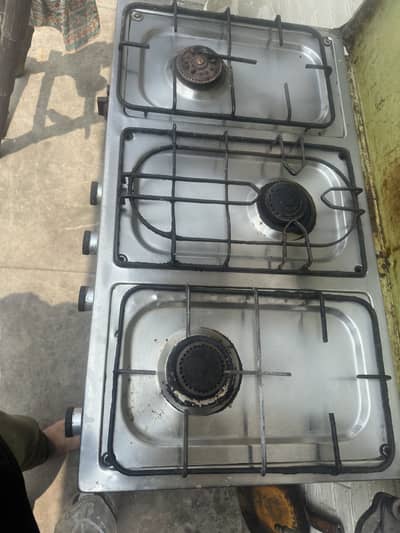 Singer 3 Burner Gas Range / Chulha with Oven