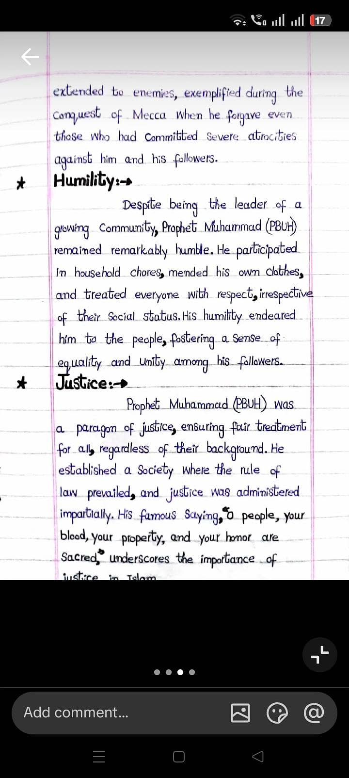hand writing notes assignment work 2