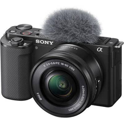 sony zv e10 4k camera just box open