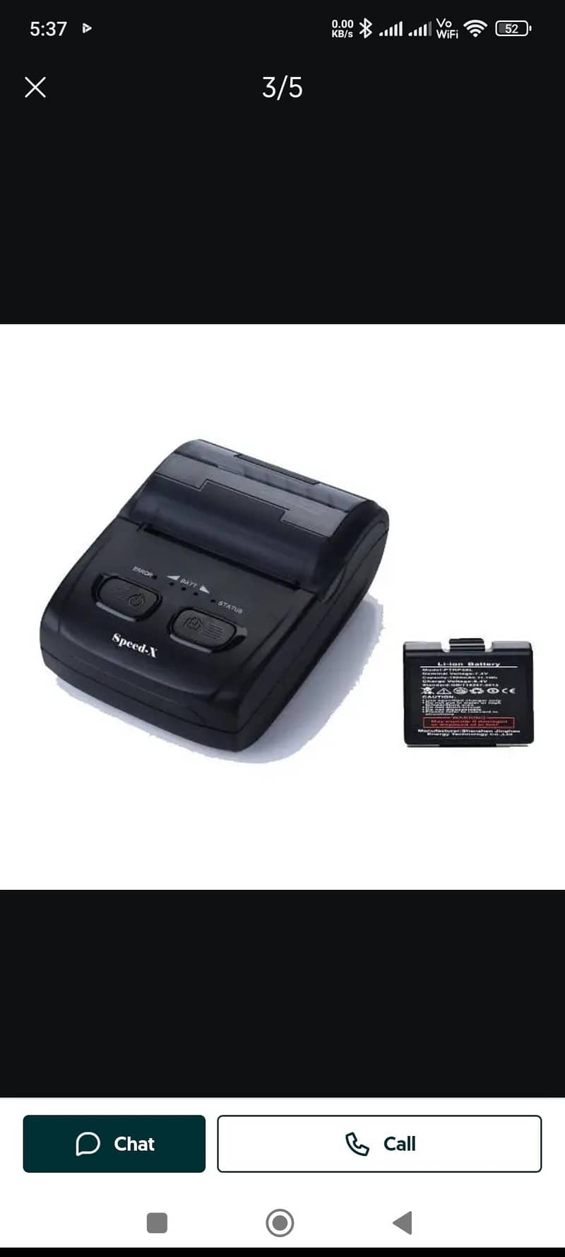 Mini portable Barcode & Label printer 1