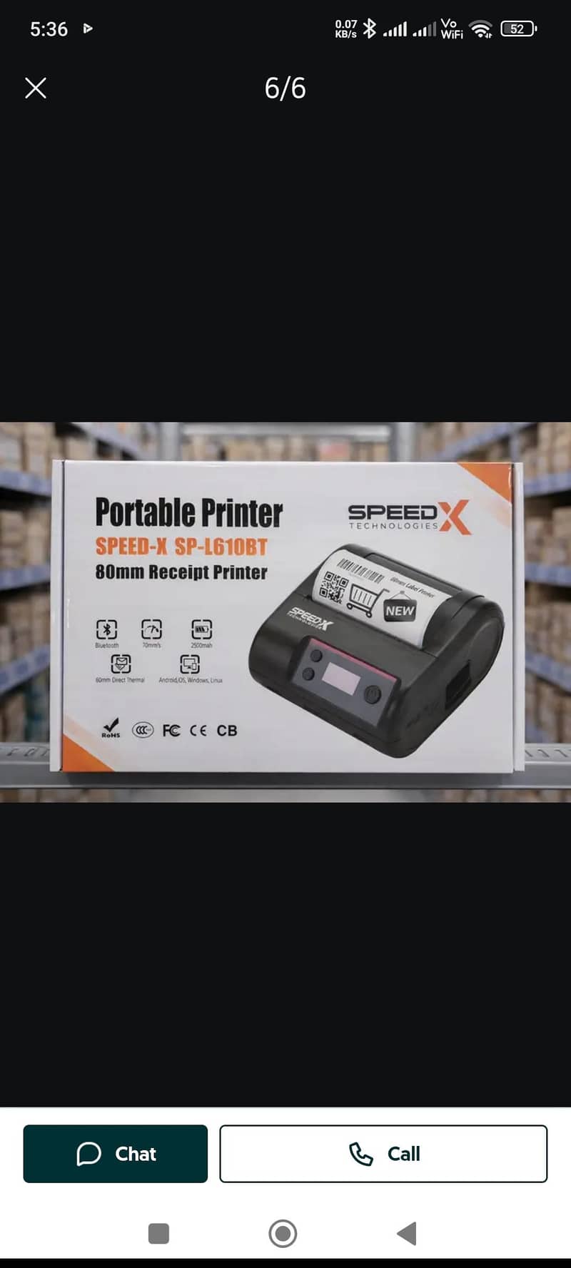 Mini portable Barcode & Label printer 2