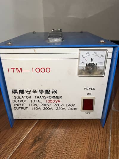 Stablizer transformer 220-110 or 110-220