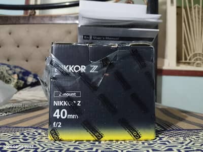 40mm F2 Z mount lense.
