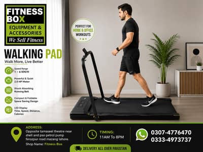 Walking Pad | Treadmill Machine | Electric Treadmills | Cardio Machine
