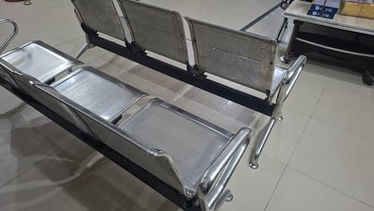 Visiting Chair Set for Office/ Banks/Public waiting areas